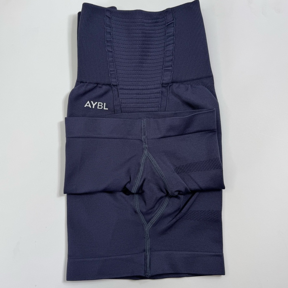 BALANCE V2 SEAMLESS SHORTS NAVY BLUE - Picture 7 of 8